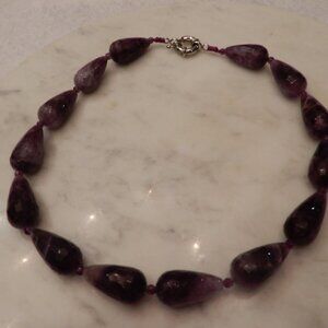 Amethyst Bead Necklace